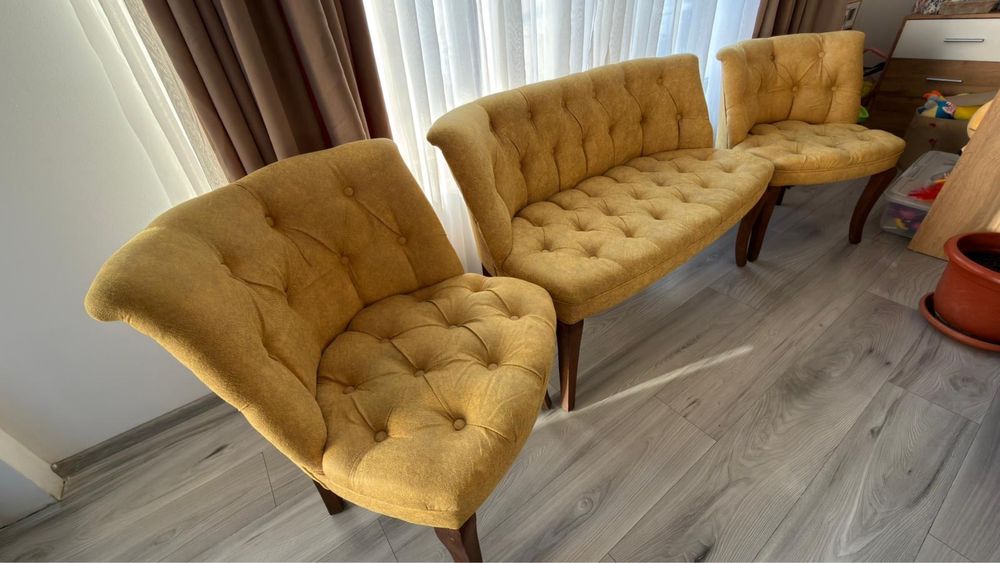 Vand set canapea+2 fotolii