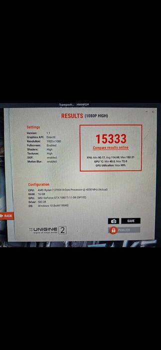 Видео карта MSI GTX 1080TI 11GB