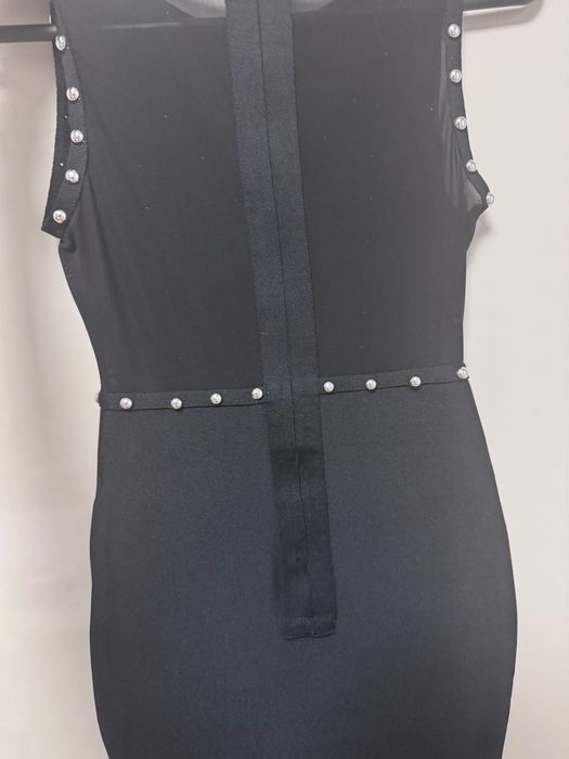 Черна бандажна рокля