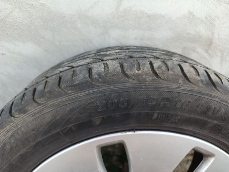 Jante +anvelope /cauciucuri 205 55 r16  Audi și Mercedes