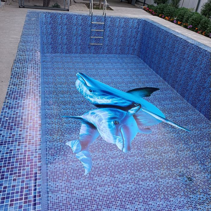 Обшивка бассейн из баннер