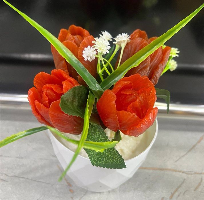 Tabiy sovundan yasalgan nafis gullarimiz sotuvda