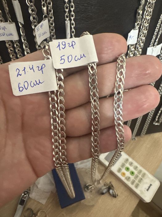 Серебряная цепочка 925 проба