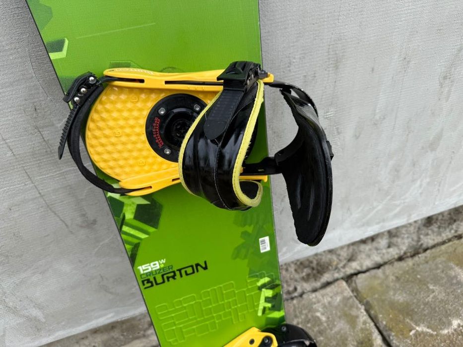 Placa snowboard Burton Cruzer V-Rocker 159cm wide cu legături Burton
