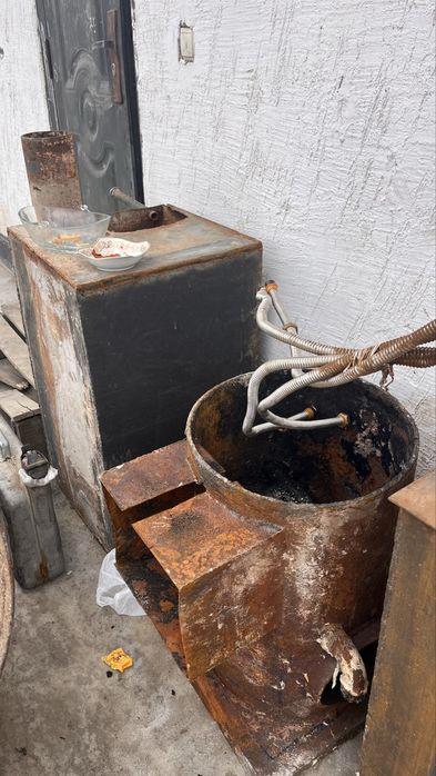 Пеш для бания газ угол