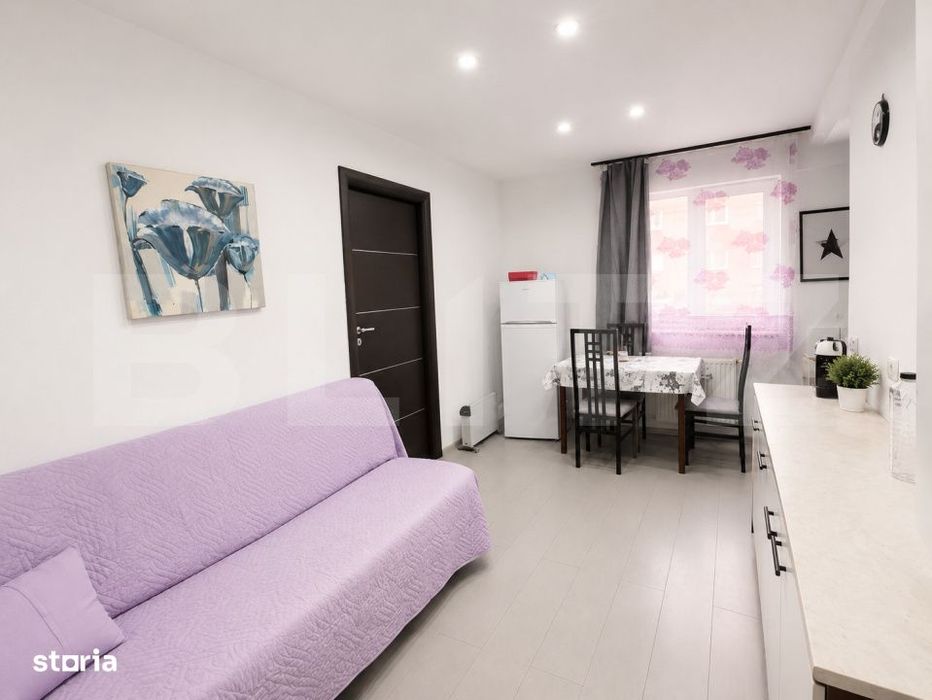Apartament 2 camere, parter, mobilat complet, langa Pietonala