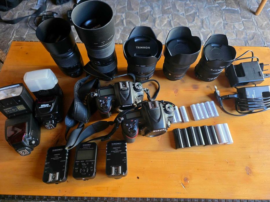 Aparat foto DSLR NIKON D750, NIKON D7100, TAMRON 24-70, Nikon 70-200, Sigma Art 50mm, Nikon 17 50, Nikon 55 300 + accesorii