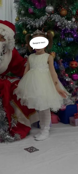Продам новогоднее платье на девочку