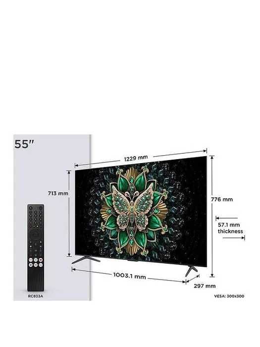 Телевизор Tcl 50/55/uhd smart/qd mini led/ 144hz / +Доставка +Прошивка