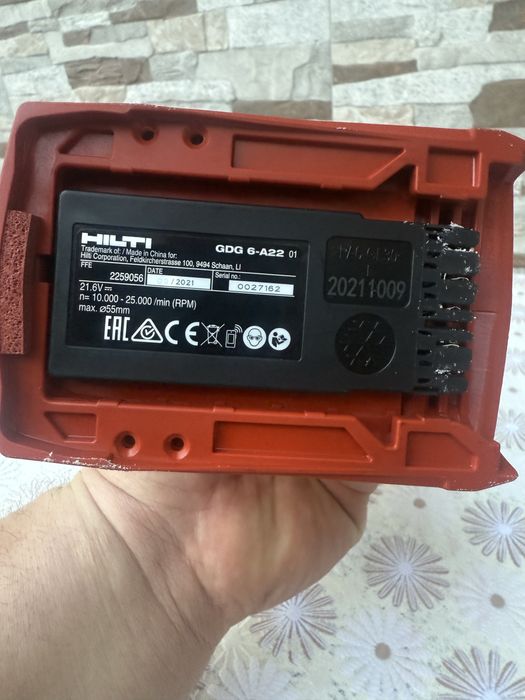 Hilti GDG 6 - 22 / - Акумулаторен прав шлайф