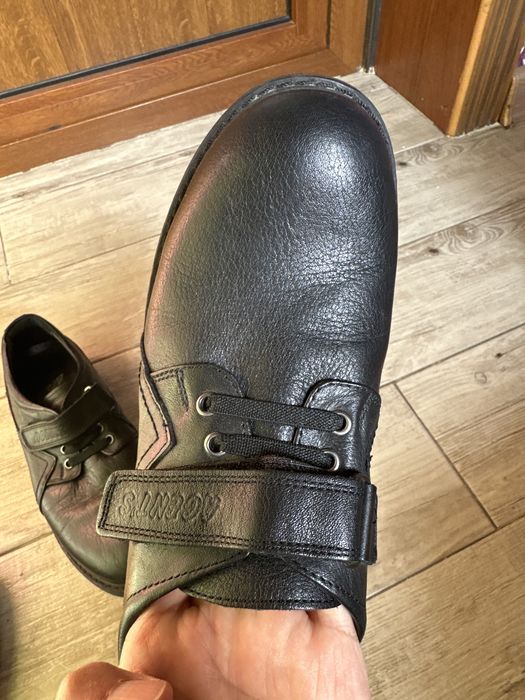 Туфли кожаные школьные