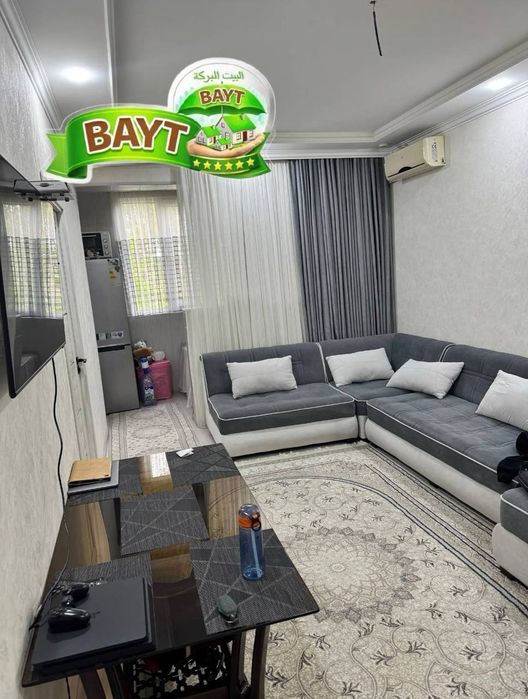 1в2-комнатная 38м² ЕВРО РЕМОНТ Мебел +Техника продаётся квартира ÷