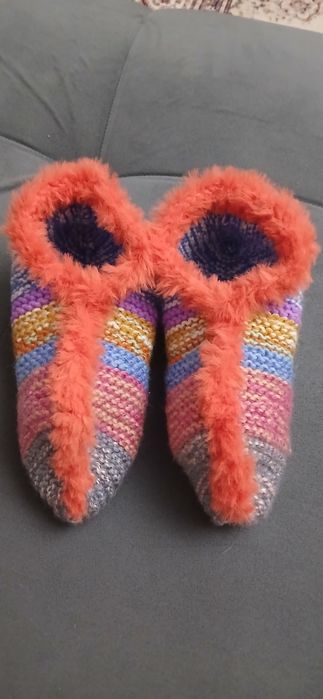 Вязаные следки ручной работы