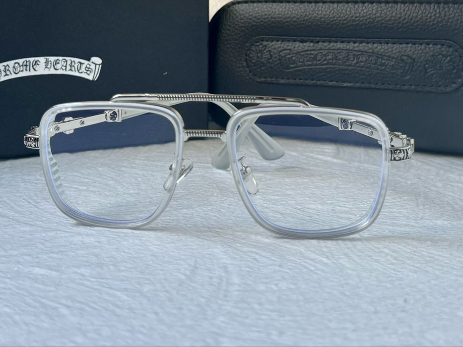 Очила за компютър Диоптрични рамки прозрачни слънчеви  chrome hearts