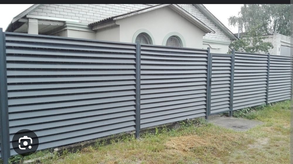 Строим заборы жалюзи