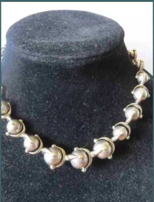 colier argint masiv, 925, placat cu aur