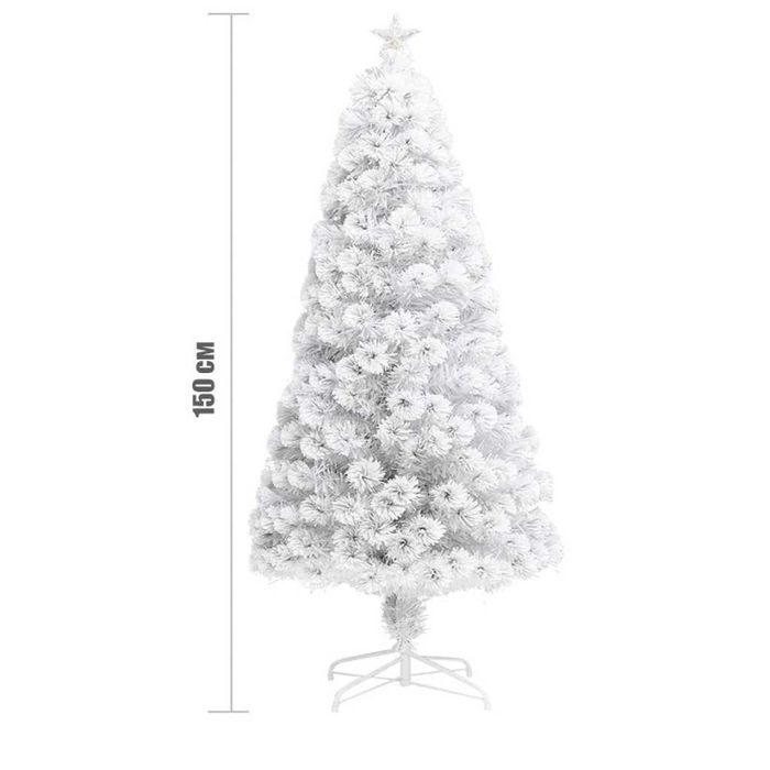 Изкуствена коледна елха - бяла