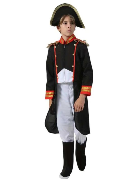 Costum REGE furnica lacusta licurici bondar print greier nor vanator imparat crai lup urs napoleon francez iepure soare pirat plerina coroana sceptru