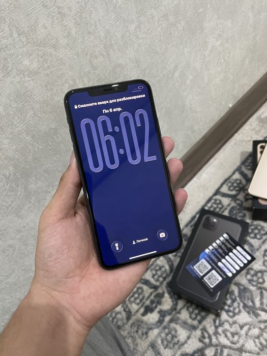 iPhone 11 Pro Max 256GB IDEAL korobka document