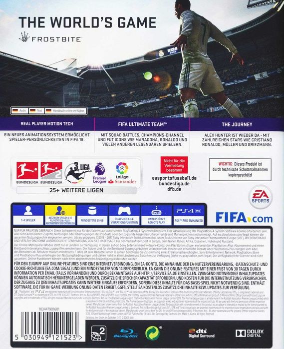 FIFA 18 за PlayStation 4 (PS4)