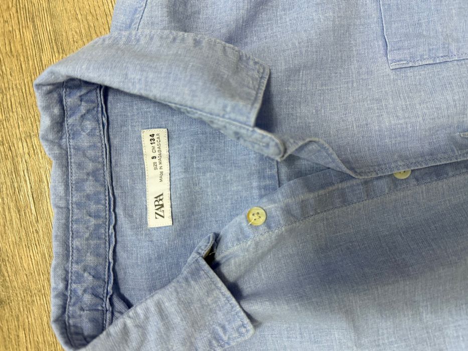 Pantaloni scurți Guess 130 , Camasa mâneca scurta Zara mărimea 134 cm