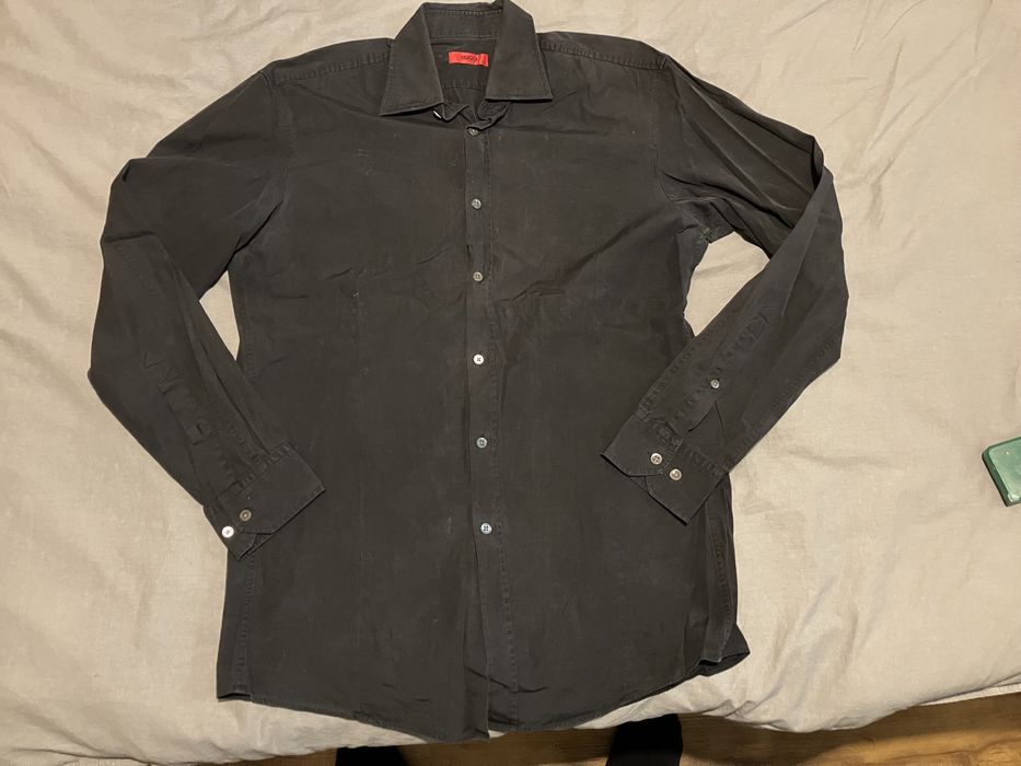 Hugo Boss ризи мъжки Бяла и черна