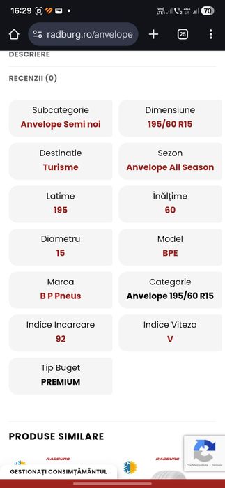 Anvelope ALL SEASON 195/60 R15 92V ECO BPE