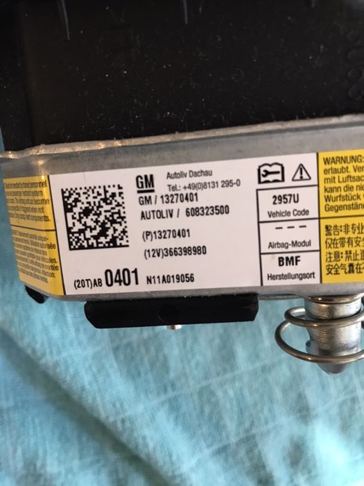 Kit airbag opel insignia