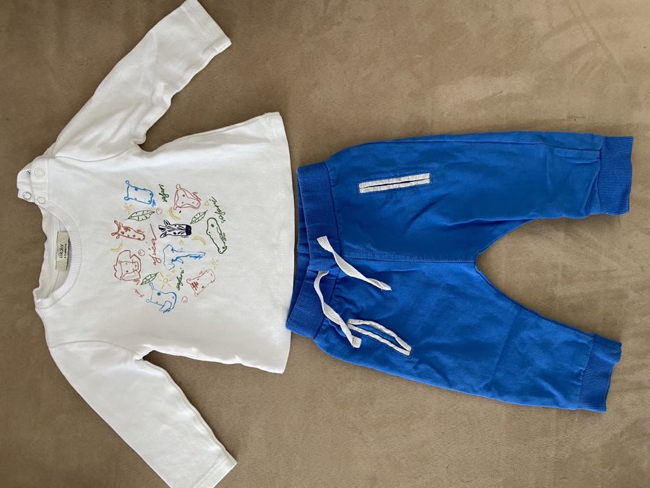 Лот за бебе момче 62см + чувалче за сън