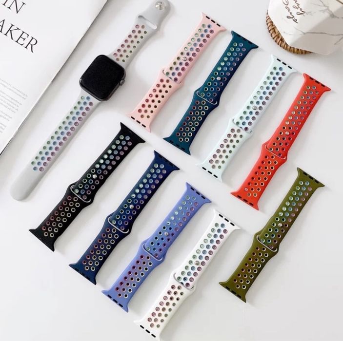 Curea Folies Husar TPU Perforat Cu 1 Pin Compatibila Ceas Apple Watch