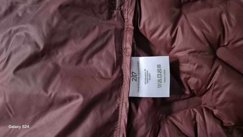 Geacă damă 2117 Isabo – puf/fulgi, Rum Raisin