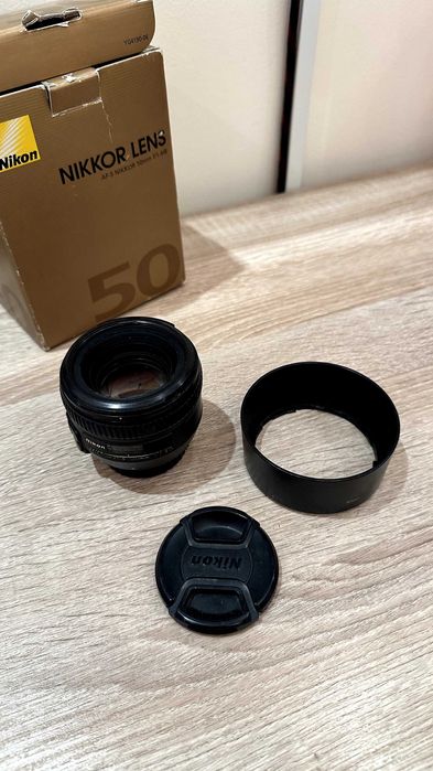 Nikon: 50mm с диафрагмой 1/4