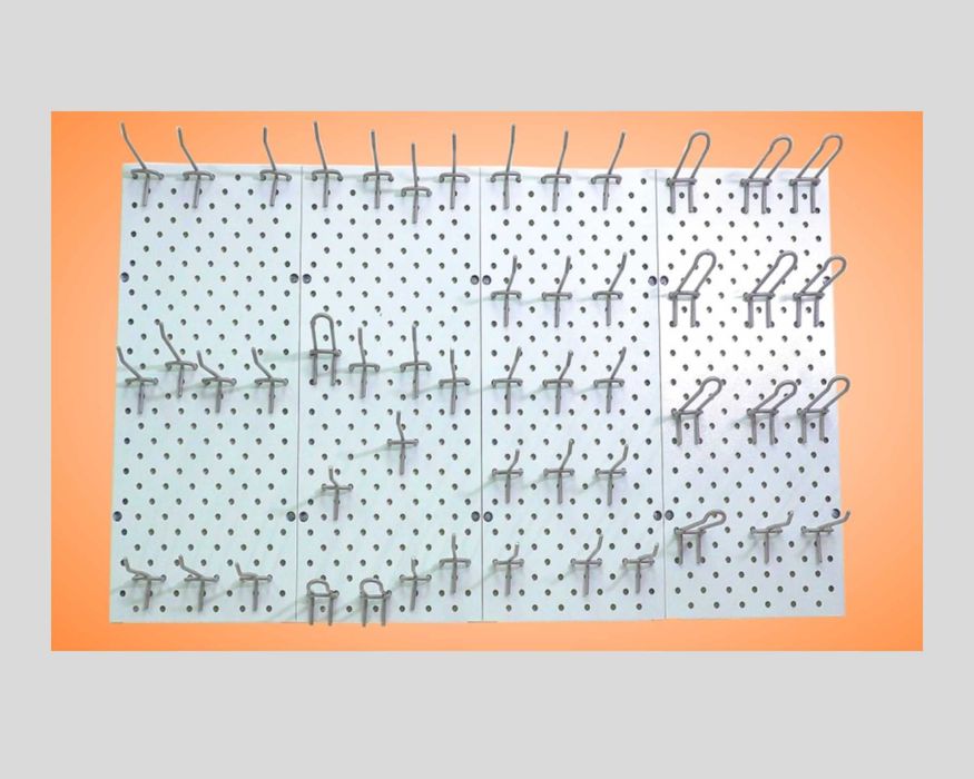 Панель перфорированная, настенная, для магазина и склада alpp