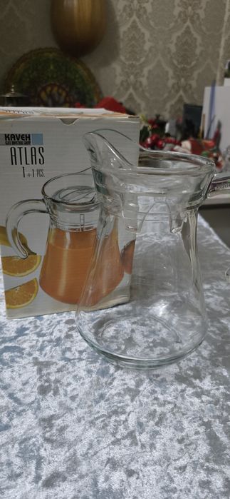 Кувшин стекло новый