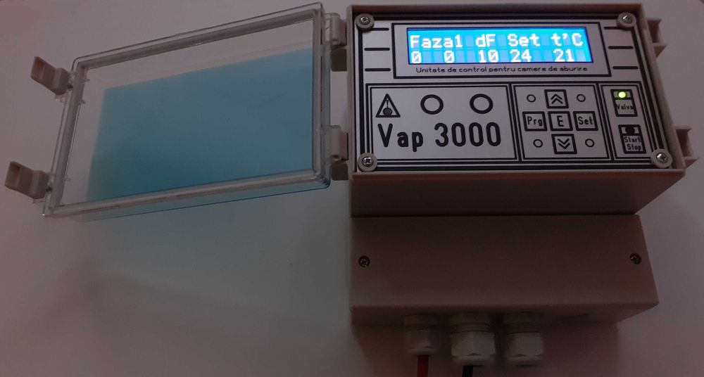 Automatizare camere aburire cherestea (unitate de control pentru camere de aburire cherestea)