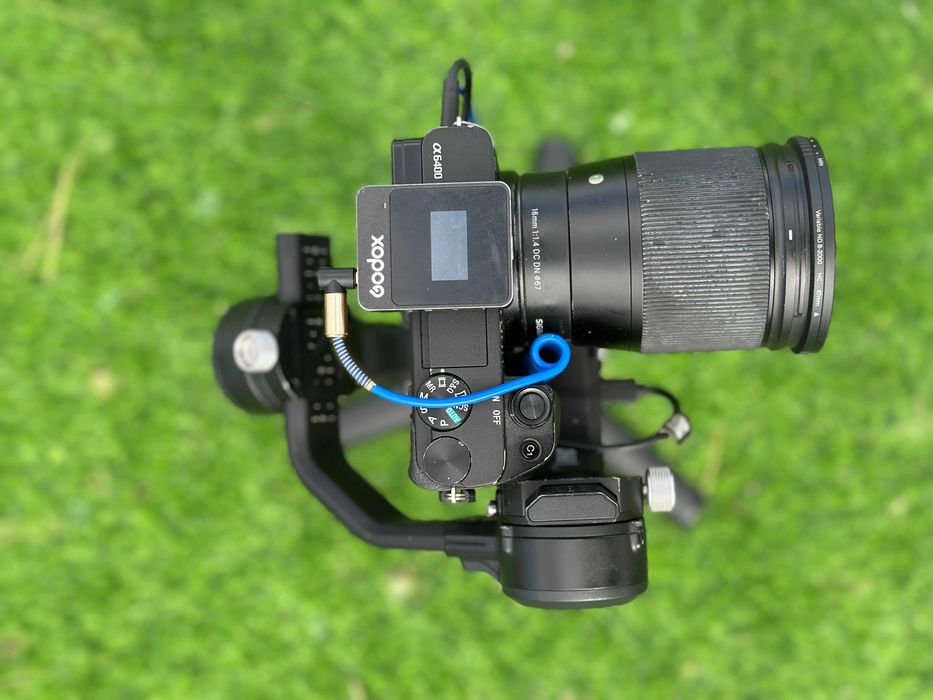 Sony A6400 16mm Sigma 1.4 + DJI RSC 2 combo