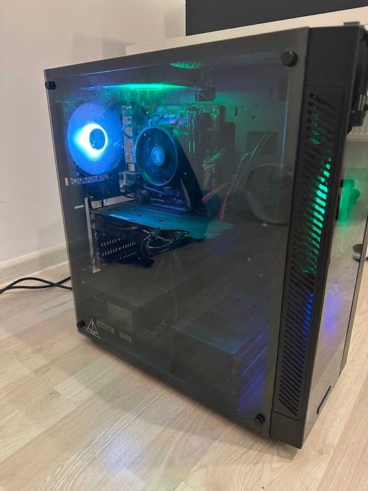 unitate PC desktop AMD Ryzen 2600 + NVIDIA RTX 2070