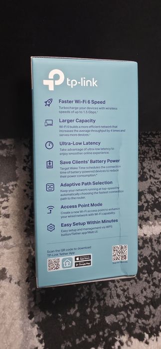 Range Extender TP-LINK RE500X, AX1500, Wi-Fi 6