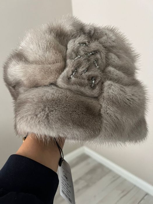 Шуба норкавая + шапка