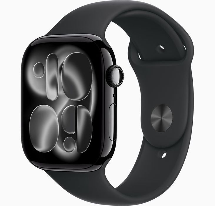 iWatch 11 46 mm Jet Black Rose Gold Silver