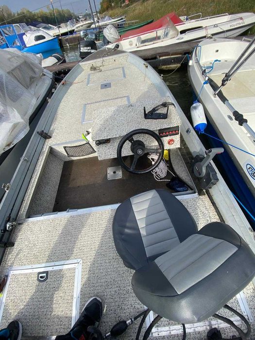 Barca aluminiu motocraft xl430 + yamaha f20 + peridoc + BONUS