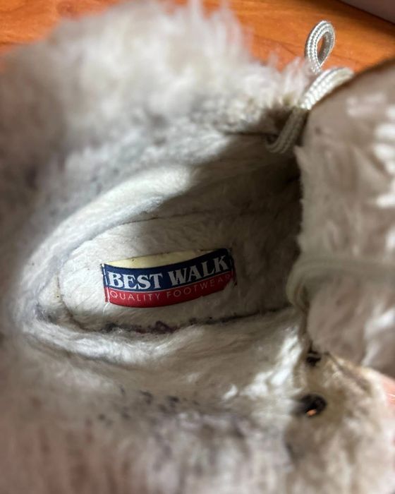 Bocanci bej imblaniti, piele naturala