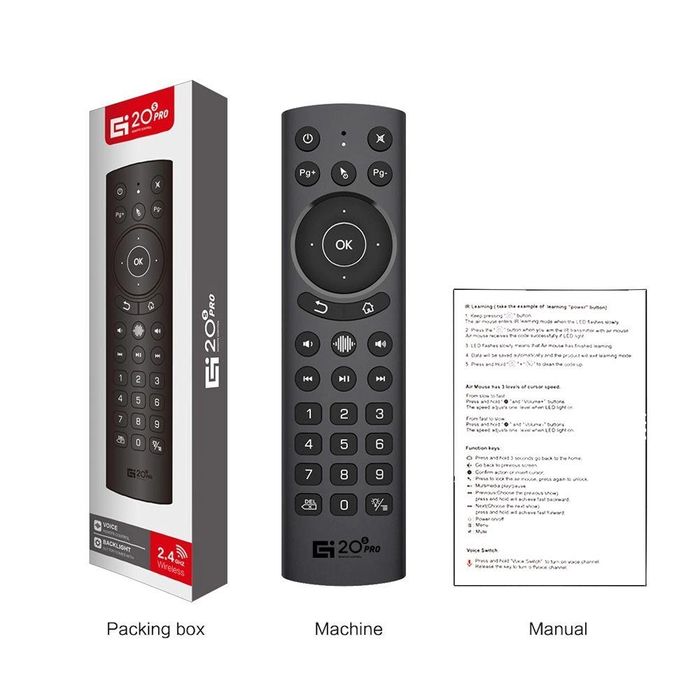 Air mouse g 20 s pro, голосовой пульт