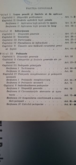 Codul penal al R.S.R. editia 1968