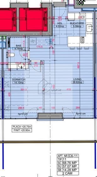 2 camere One High District I Vedere lac I COMISION 0%