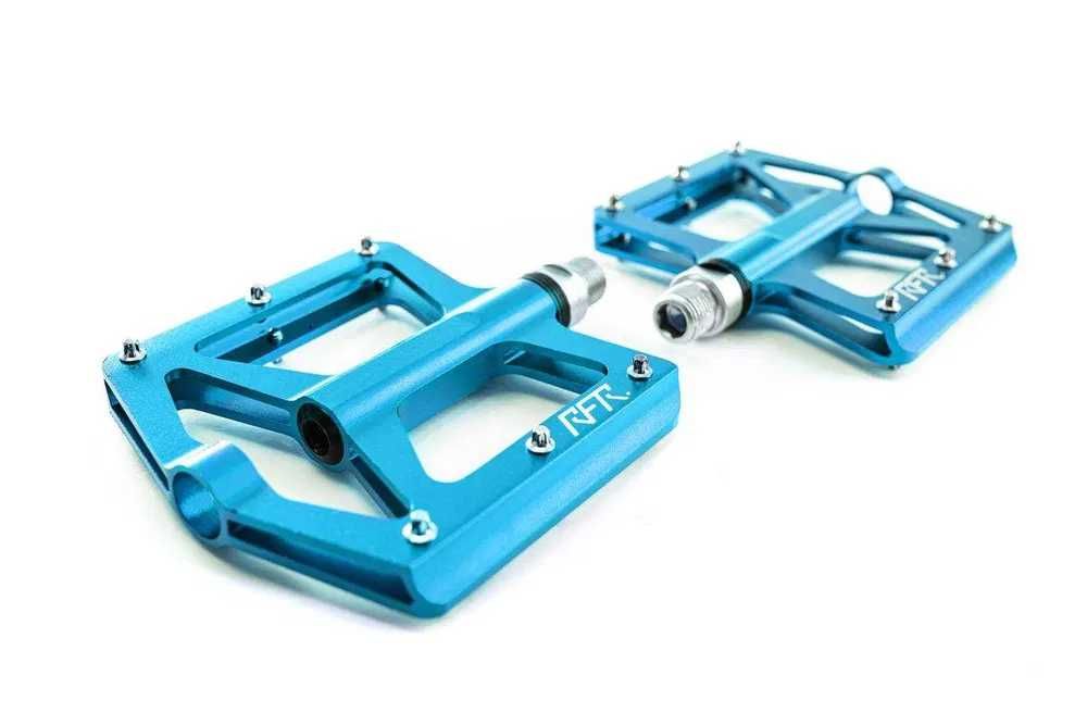 Pedale pe rulmenti 321gr slim bicicleta Flat RACE 2.0 Albastru