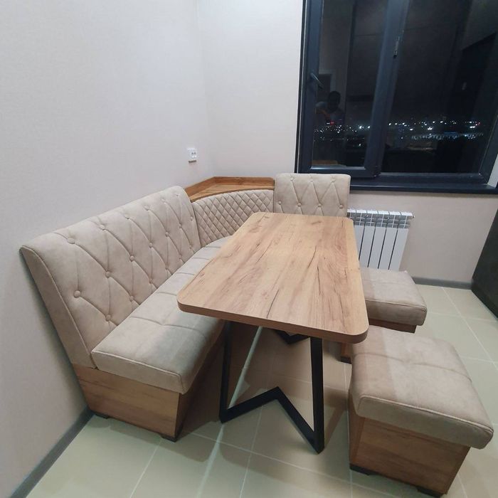 Кухонный уголок со столом Лофт