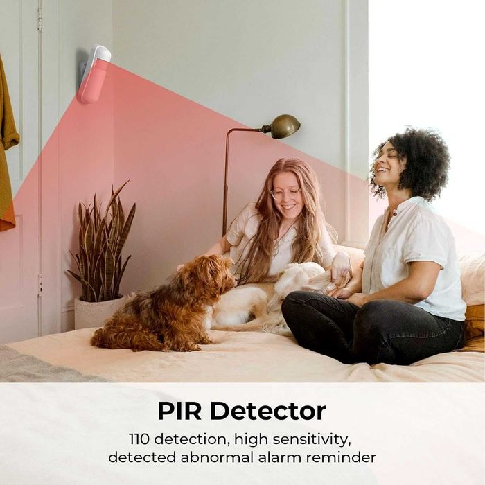 Set alarma wireless casa PGST GSM 2GWiFi,Kit 21 alarme 1 alarma sirena,8 senzori usi ferestre,3 telecomenzi,Compatibil cu Alexa si Google Assistant