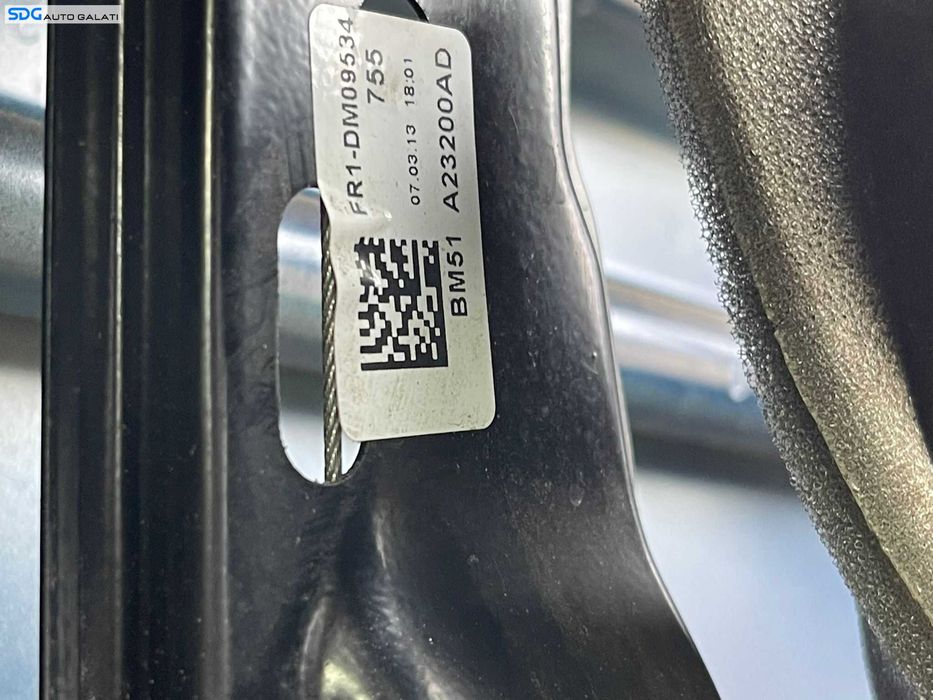 Macara Electrica pentru Geam Sticla de pe Usa Portiera Dreapta Fata Pasager Ford Focus 3 2010 - 2018 Cod BM51-A23200-AD [C2907]