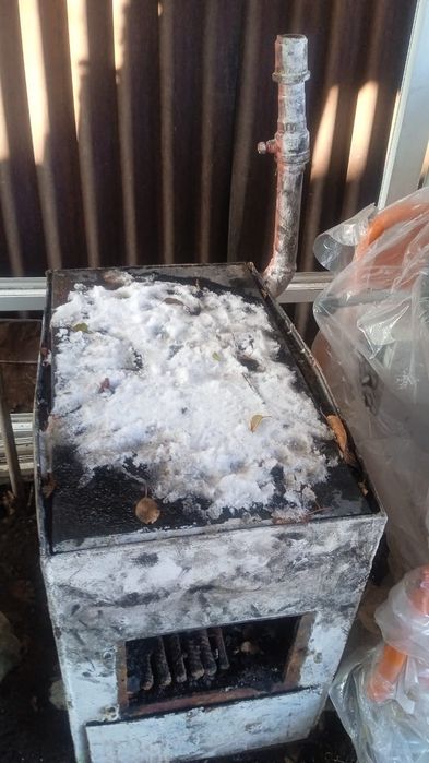 Печка для отопления на газе и угле